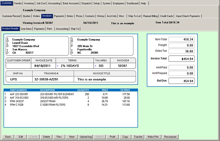 Invoice